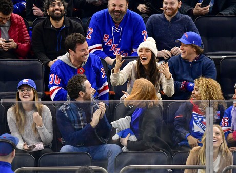 Celebrities at Philadelphia Flyers v New York Rangers, NHL ice hockey match, Madison Square Garden, New York, USA - 29 Jan 2019