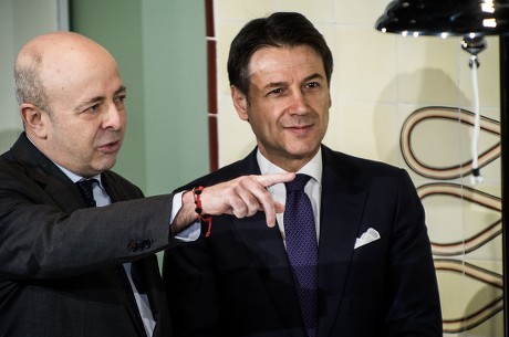Prime Minister Giuseppe Conte at the Stock Exchange, Milan, Italy - 30 Jan 2019