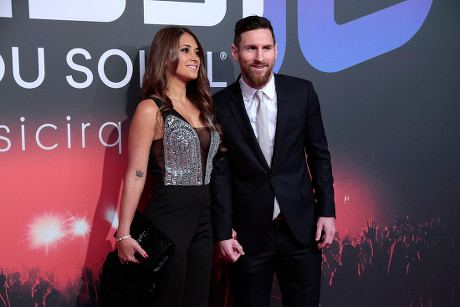 Antonella Roccuzzo Lionel Messi Editorial Stock Photo - Stock Image