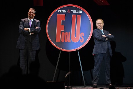 Penn and Teller perform at the Hard Rock Events Center, Hollywood, USA - 31 Jan 2019