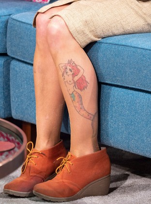 Ariel the little mermaid tattoo on the ankle