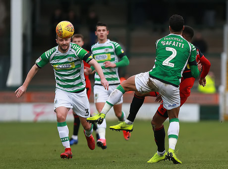 Yeovil Town v Grimsby Town, Sky Bet League Two, Football, Huish Park, Yeovil, UK - 09 Feb 2019