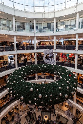 Christmas Decorated Karlspassage Karlspassage Stuttgart ...