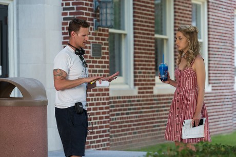 Christopher B Landon Writer/Director and Jessica Rothe as Tree Gelbman