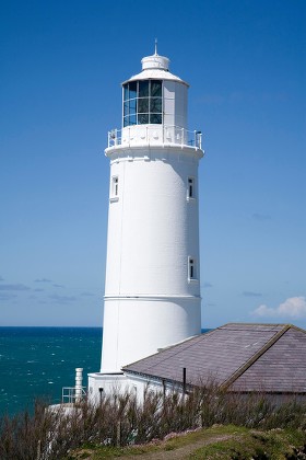 Trevose Head Lighthouse Cornwall England Great Editorial Stock Photo