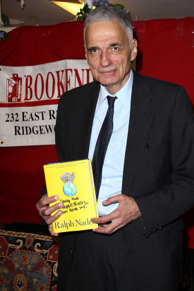 Ralph Nader signs copies of his new book 'Only The Super-Rich Can Save Us' at Bookends Bookstore, Ridgewood, New Jersey, America - 22 Sep 2009