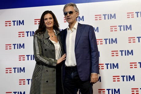 Andrea Bocelli His Wife Veronica Berti Editorial Stock Photo - Stock