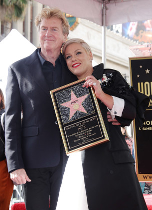 Pink honored with a star on the Hollywood Walk of Fame, Los Angeles, USA - 05 Feb 2019