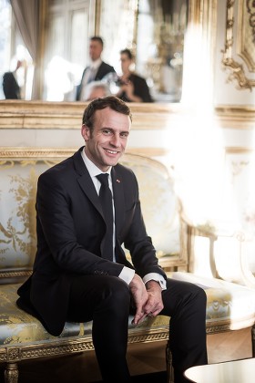 President Emmanuel Macron meets with Andre Chassaigne, Elysee Palace, Paris, France - 05 Feb 2019