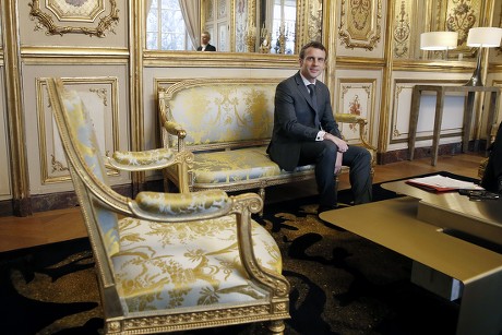 President Emmanuel Macron meets with Patrick Kanner, Paris, France - 08 Feb 2019