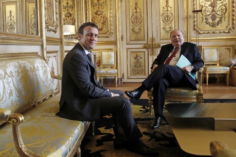 President Emmanuel Macron meets with Patrick Kanner, Paris, France - 08 Feb 2019