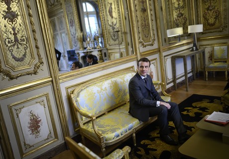 President Macron meets with Patrick Kanner, Elysee Palace, Paris, France - 08 Feb 2019
