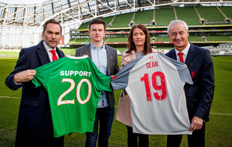 Liverpool Legends vs Republic of Ireland XI Launch, Aviva Stadium, Dublin  - 11 Feb 2019