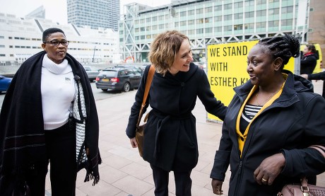 Nigerian widows sue Shell for allegedly instigating activists death, The Hague, Netherlands - 12 Feb 2019