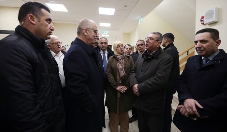 Rami Hamdallah attends Education Building opening, Ramallah, Occupied Palestinian Territories - 07 Feb 2019