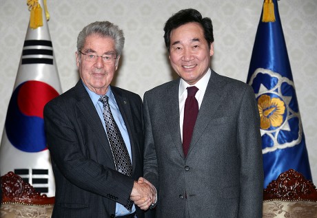 Former Austrian president meets South Korean Prime Minister, Seoul, Korea - 15 Feb 2019