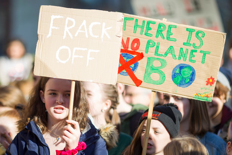 Youth Strike 4 Climate Protest Manchester Editorial Stock Photo - Stock ...