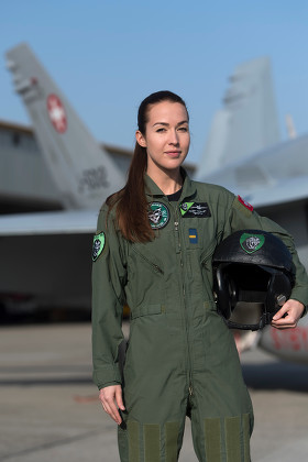 Fanny Chollet First Female Fighter Pilot Editorial Stock Photo - Stock ...