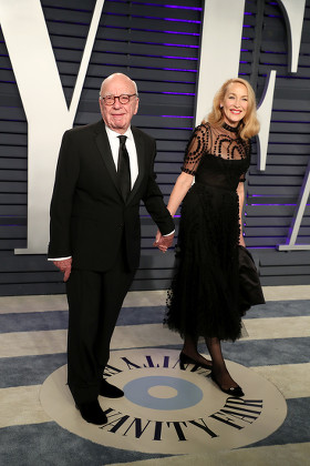 Rupert Murdoch Jerry Hall Editorial Stock Photo - Stock Image