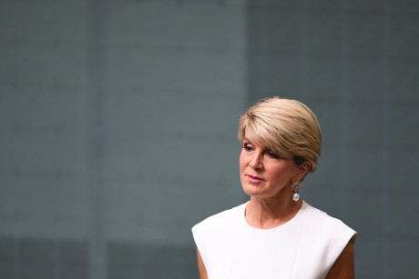 Former Australian Foreign Minister Julie Bishop announces resignation from Parliament, Canberra, Australia - 21 Feb 2019