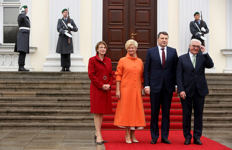 Latvian President Vejonis visits Germany, Berlin - 21 Feb 2019