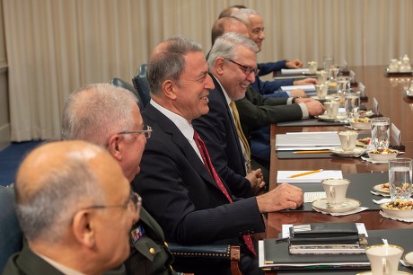 Turkish Minister of Defense Hulusi Akar visit to Washington DC, USA - 22 Feb 2019
