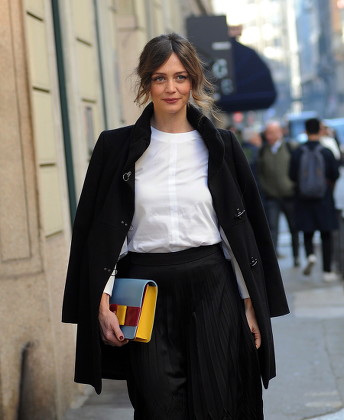 Francesca Cavallin out and about, Milan, Italy - 22 Feb 2019