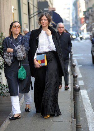 Francesca Cavallin out and about, Milan, Italy - 22 Feb 2019