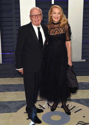 Rupert Murdoch Jerry Hall Editorial Stock Photo - Stock Image