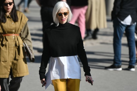 Street Style, Fall Winter 2019, Paris Fashion Week, France - 27 Feb 2019