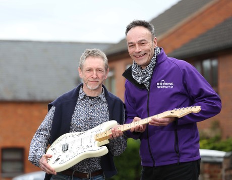 When Dave Allen's Cherished Signed Guitar Went Missing In The Post A Decade Ago He Gave Up Hope Of Ever Seeing The £20 000 Item Again Until It Turned Up On Ebay Recently. Dave Allen Left With Andy Goss Of The Charity Rainbows Which Will Be The Recip