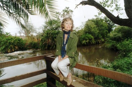 Actress Virginia Mckenna In Meru Kenya The Place Where George Adamson Released 'elsa' The Lion Who Starred In Film 'born Free' Back Into The Wild. She Last Visited Meru 30 Years Ago With Her Late Actor Husband Bill Travers. She Is Their Campaigni