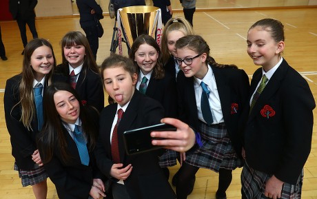 Mangotsfield School Girls Team Visisted By Editorial Stock Photo ...