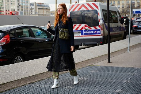 Street style, Fall Winter 2019, Paris Fashion Week, France - 04 Mar 2019