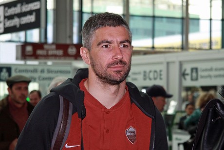 AS Roma departure, Rome, Italy - 05 Mar 2019