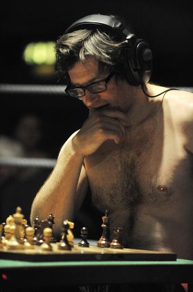 Chess Boxer Tim Woolgar Plays Chess Editorial Stock Photo - Stock