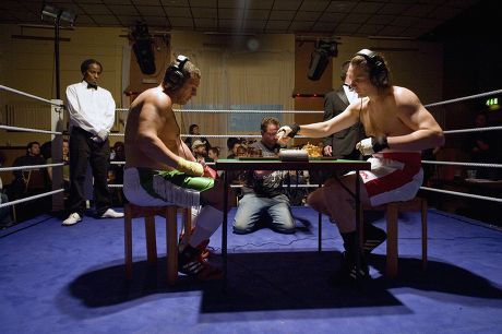 Chess Boxers Matt Crazy Arms Read Editorial Stock Photo - Stock Image