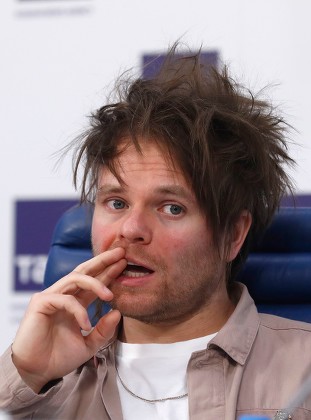 British rock band Enter Shikari attends a news conference in Moscow, Russian Federation - 06 Mar 2019
