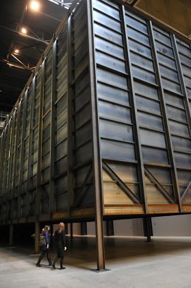 Unveiling of Unilever Series, 'How It Is' by Miroslaw Balka, at Tate Modern, Turbine Hall, London, Britain  - 12 Oct 2009