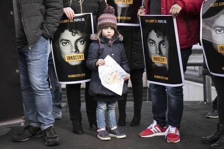 Protests against airing of Michael Jackson documentary in Hilversum, Netherlands - 08 Mar 2019