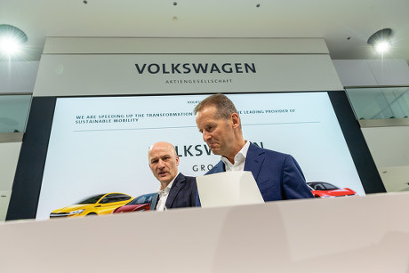 Volkswagen Ag Ceo Herbert Diess R Editorial Stock Photo - Stock