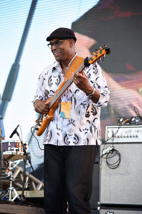 Gerald Veasley performs at 'Jazz In The Gardens' at Hard Rock Stadium on Sunday, March 10, 2019 in Miami Gardens, Fla.