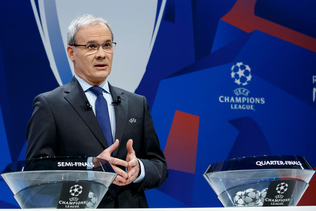 Uefa Champions League draw in Nyon, Switzerland - 15 Mar 2019