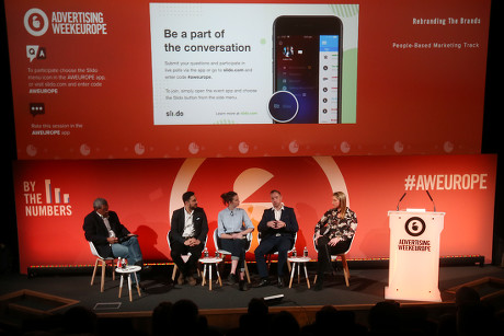 Rebranding The Brands, By The Numbers Stage, Advertising Week Europe, Picturehouse Central, London, UK - 20 Mar 2019