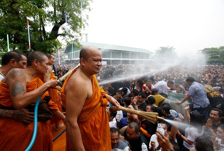 Thai Buddhist Monks Spray Holy Water Editorial Stock Photo  Stock Image   Shutterstock