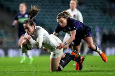 England Women Vs Scotland Women Englands Editorial Stock Photo - Stock