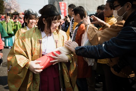 Japanese Woman Seen Holding Replica Phallus Editorial Stock Photo - Stock  Image | Shutterstock