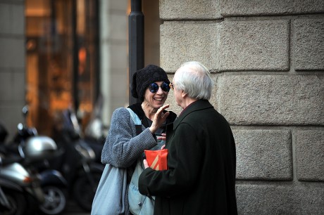 Veronica Pivetti out and about, Milan, Italy - 20 Mar 2019