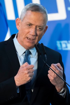 Imágenes De Benny Gantz Of The Blue And White Party In Tel Aviv, Israel ...