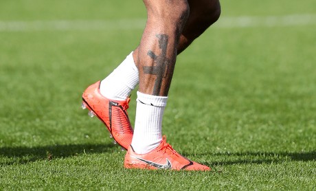 Raheem Sterling Manchester City Shoulder Tattoos Editorial Stock Photo -  Stock Image | Shutterstock Editorial